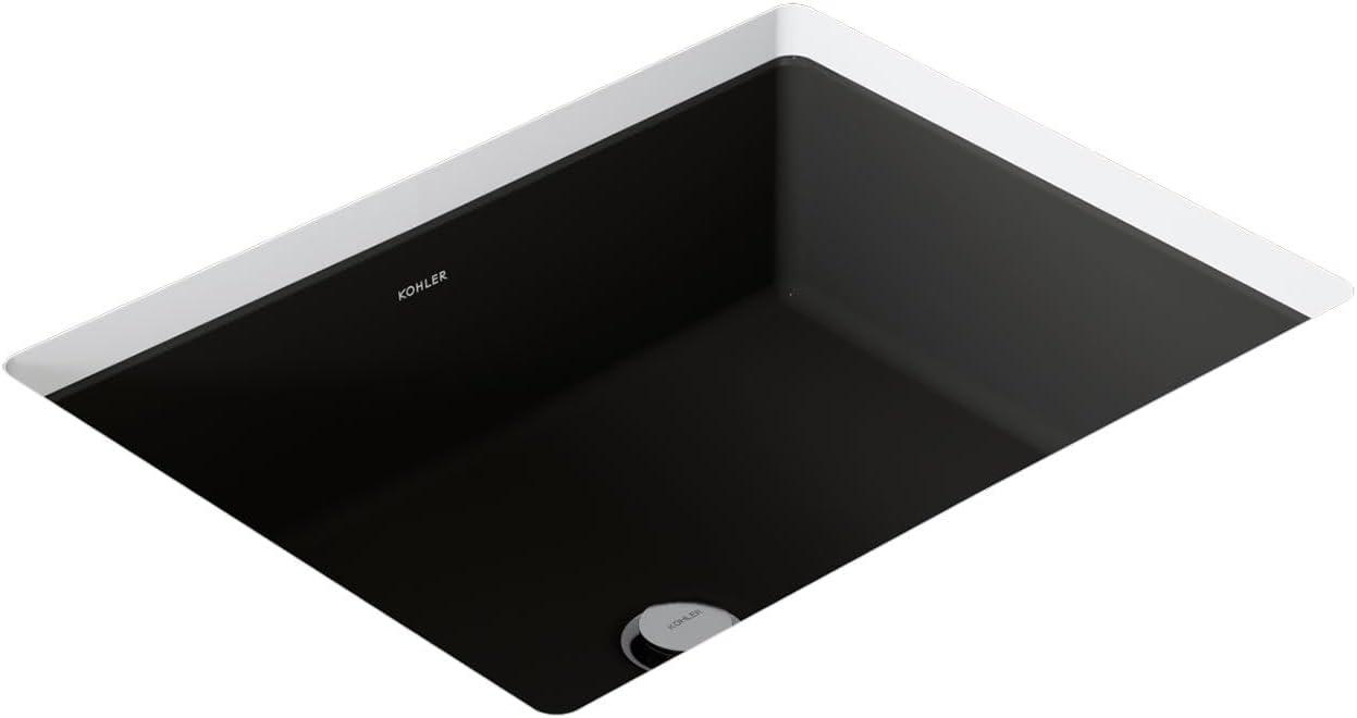 Verticyl Rectangular Undermount Bathroom Sink with Overflow