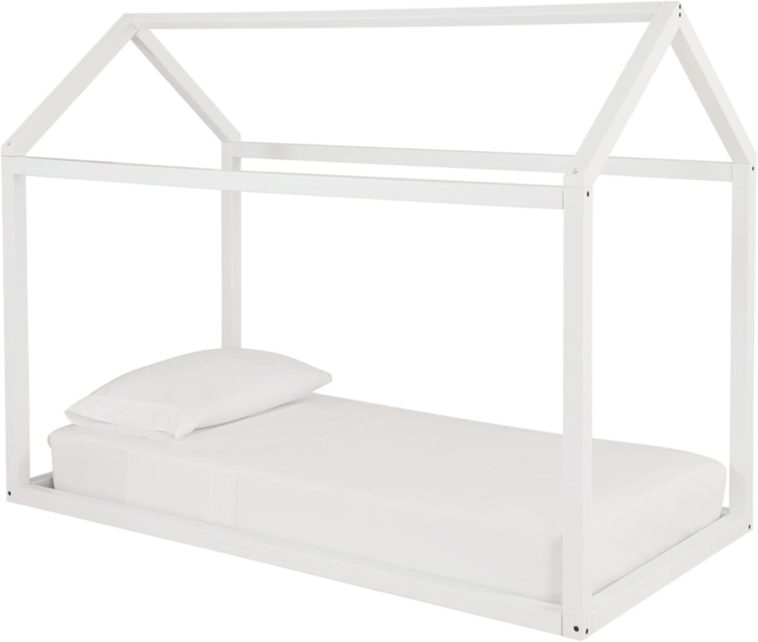 Signature Design by Ashley Contemporary Flannibrook Twin House Bed Frame  White