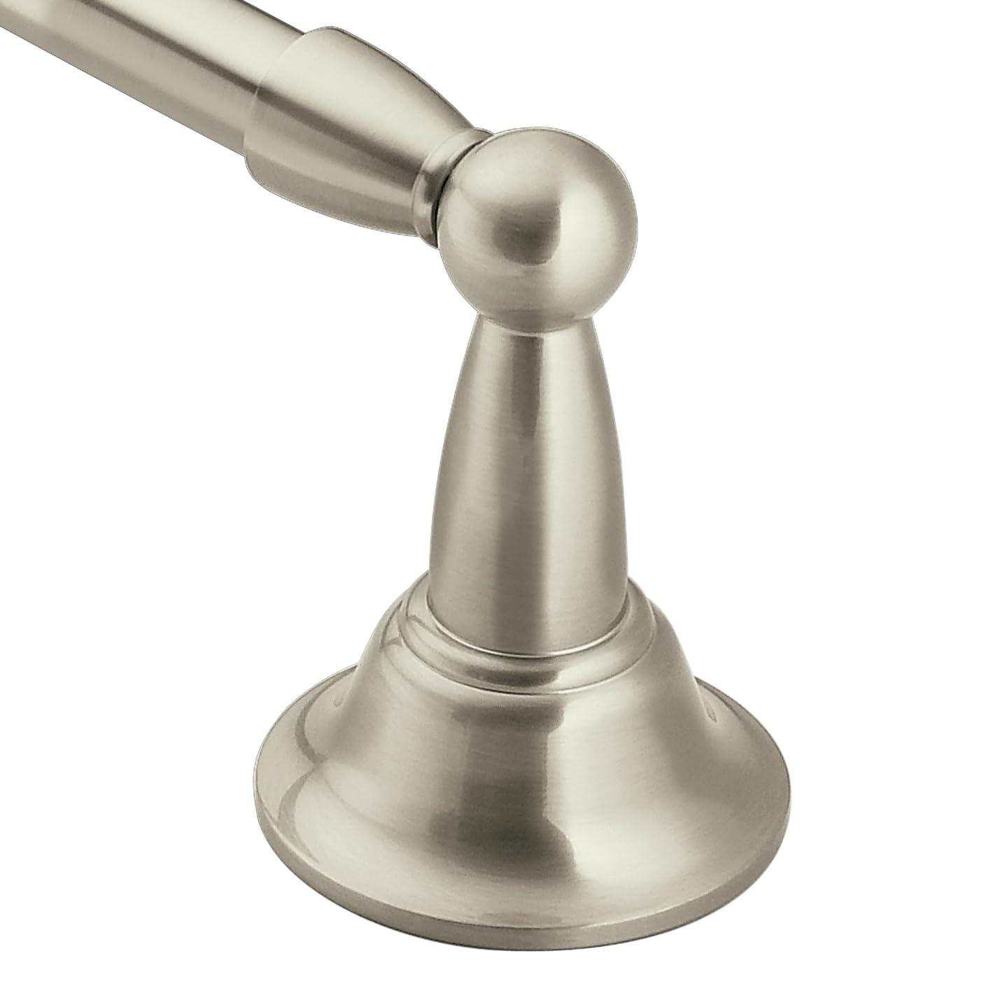 Moen Sage Brushed Nickel Towel Bar 24 in. L Brass