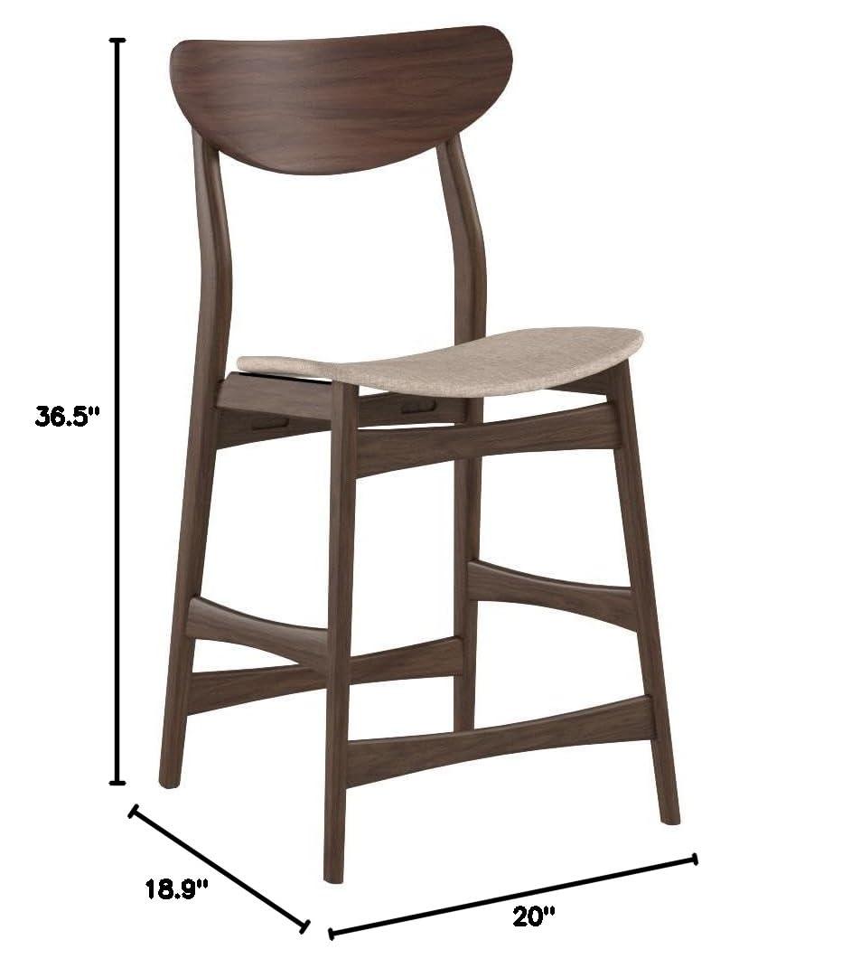Latina Upholstered 17.55'' Counter Stool
