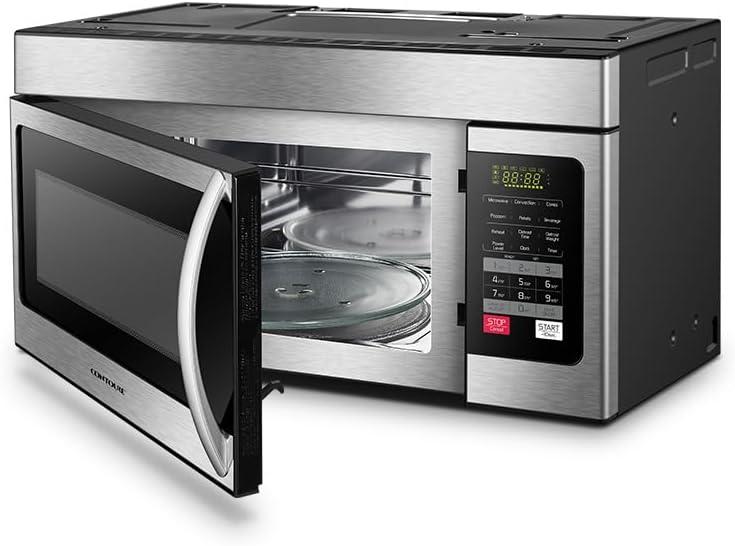 NAT.QUALITY Contoure Over the Range Microwave Oven 1.6 Cubic Foot 30 in Stainless Steel