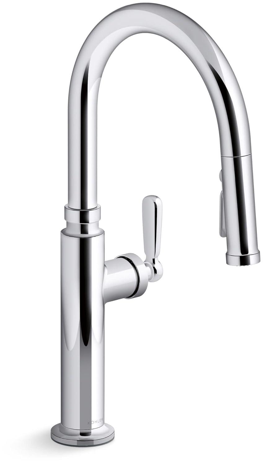 Edalyn by Studio McGee Pull-Down Kitchen Sink Faucet with Three-Function Sprayhead