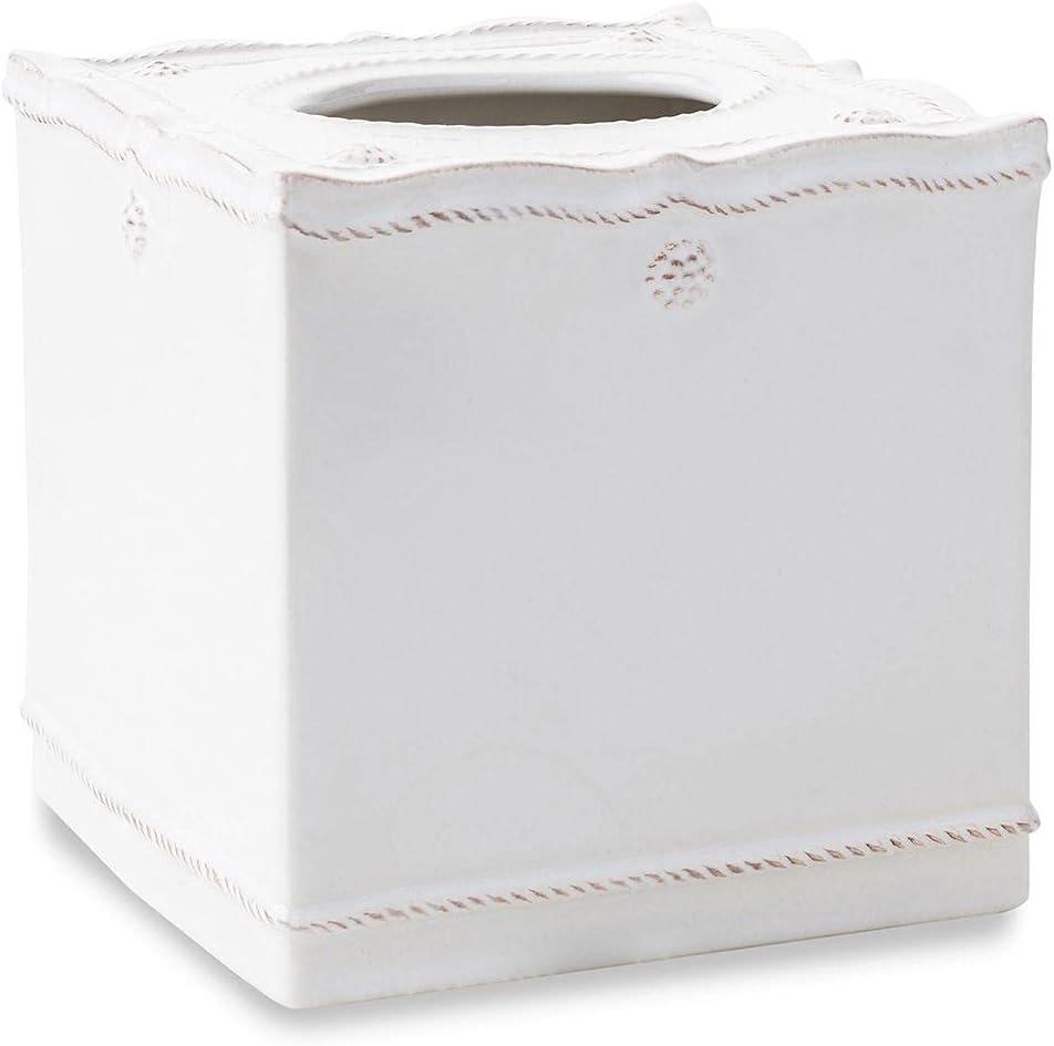 Berry & Thread Tissue Box Cover - Whitewash