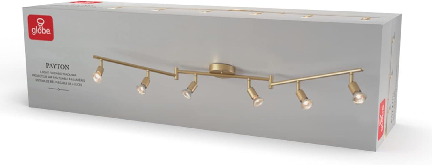 Globe Electric Company 47.2'' 6 -Light Swing Arm Track Track Kit with Dimmable and Adjustable Head