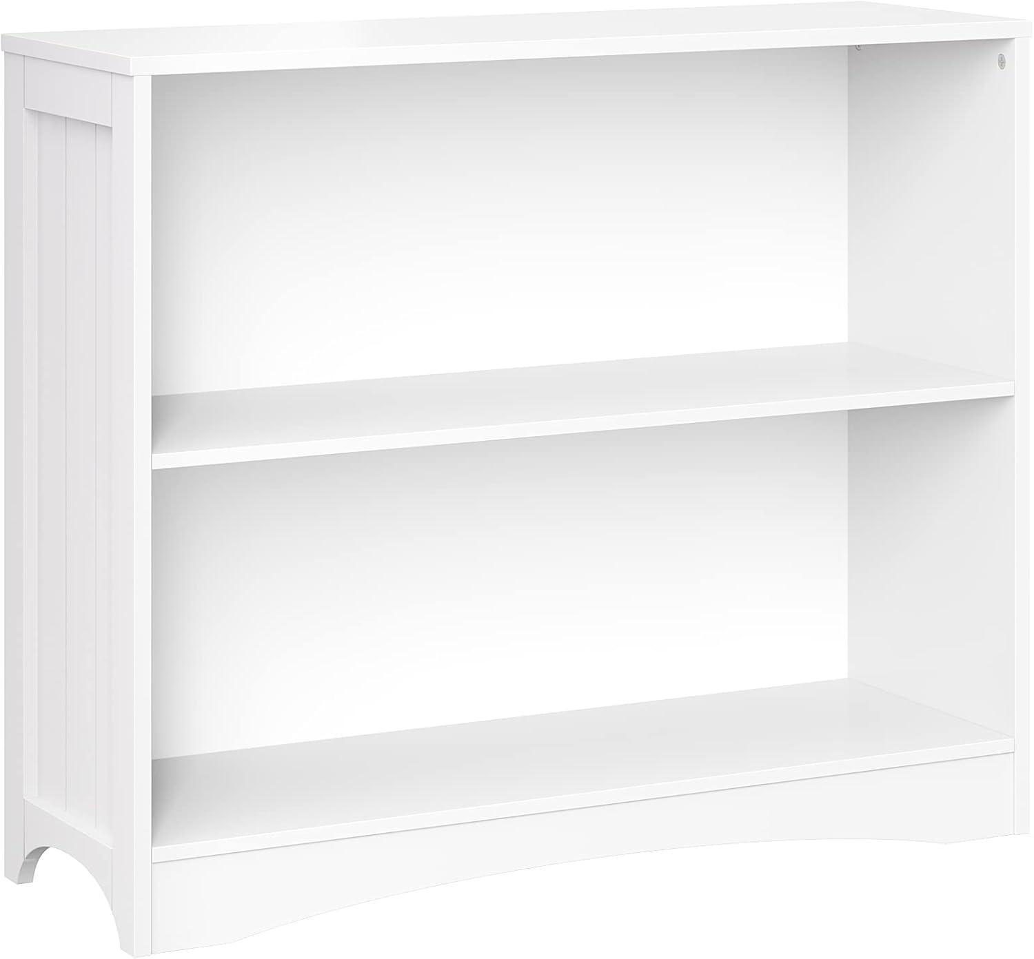 RiverRidge Kids Playroom Horizontal Toy Organizer Bookshelf with Open Storage Shelves