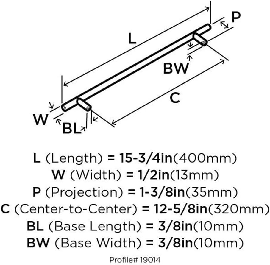 Bar Pulls Center to Center Bar Pull