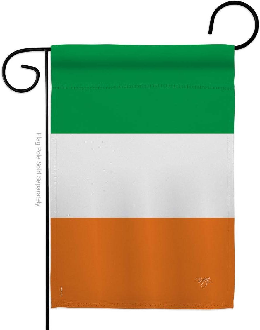 Patriotic Ireland Flag Polyester Garden Banner