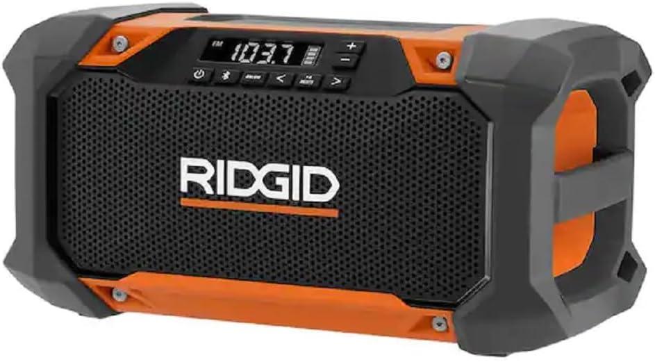 RIDGID 18V Hybrid Jobsite Radio with Bluetooth Technology (Tool Only)