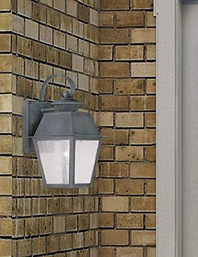 Livex Lighting Mansfield 1 - Light Wall Light in  Charcoal