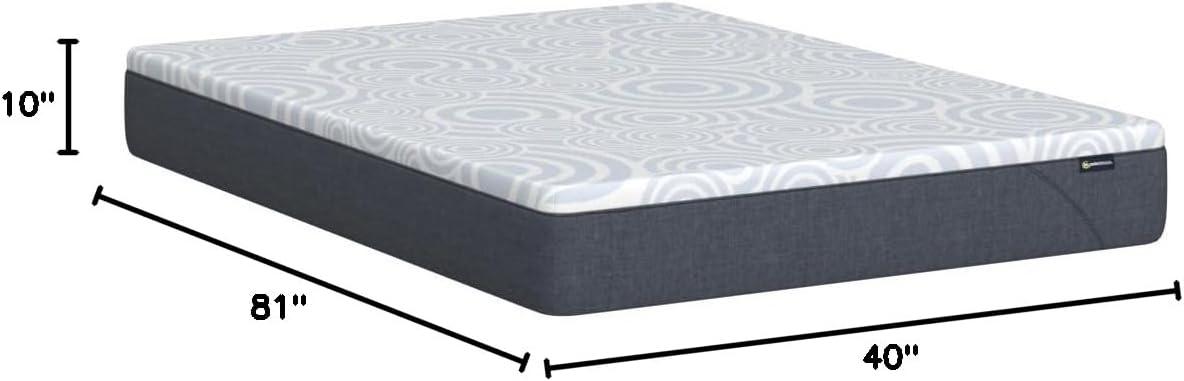 Serta Perfect Sleeper Nestled Night Medium Firm 10" Memory Foam Mattress