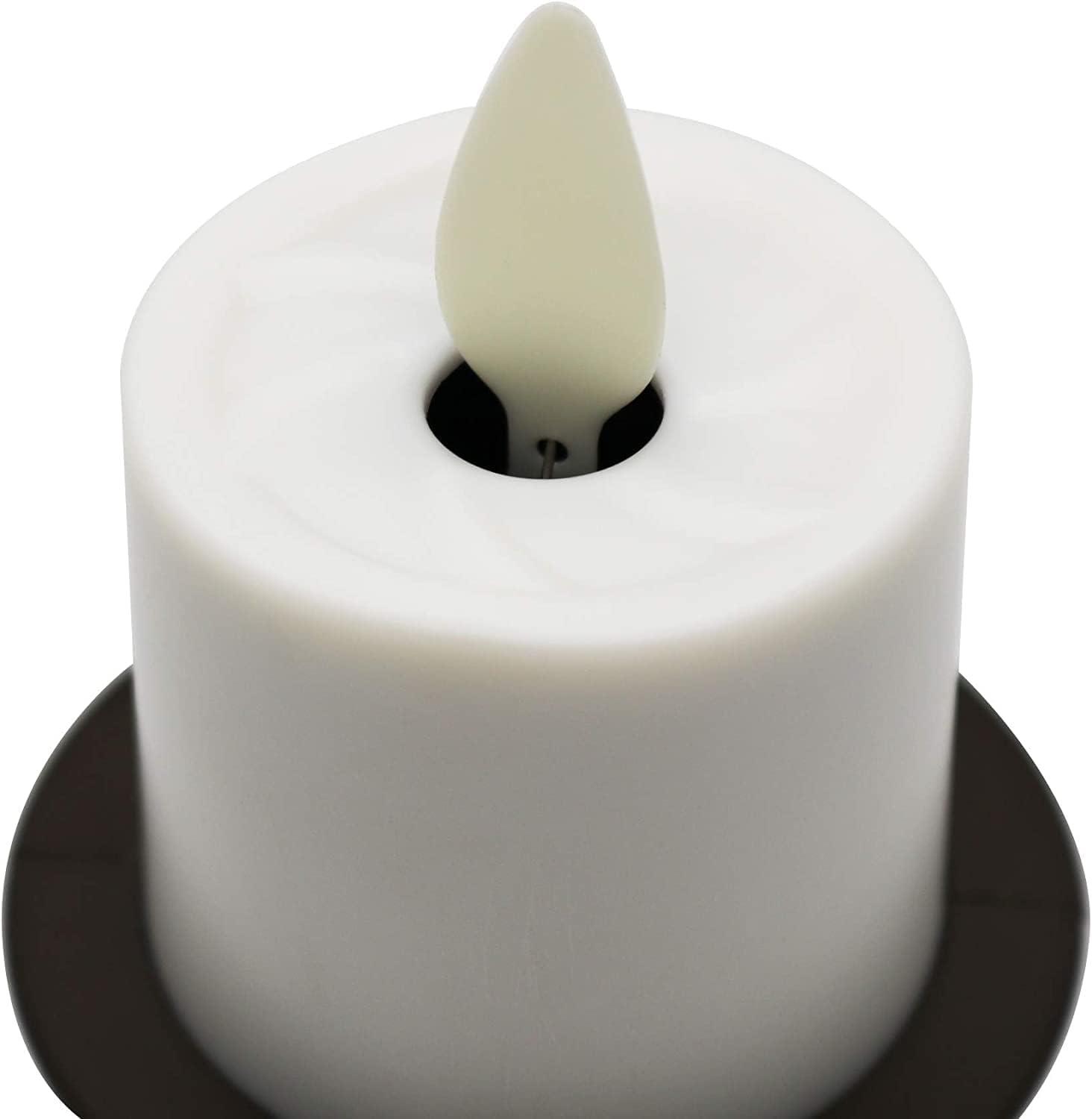 Luminara Flameless Candle Nightlight Flickering Real-Flame Effect Technology Plugs into Outlet - Dusk to Dawn Sensor