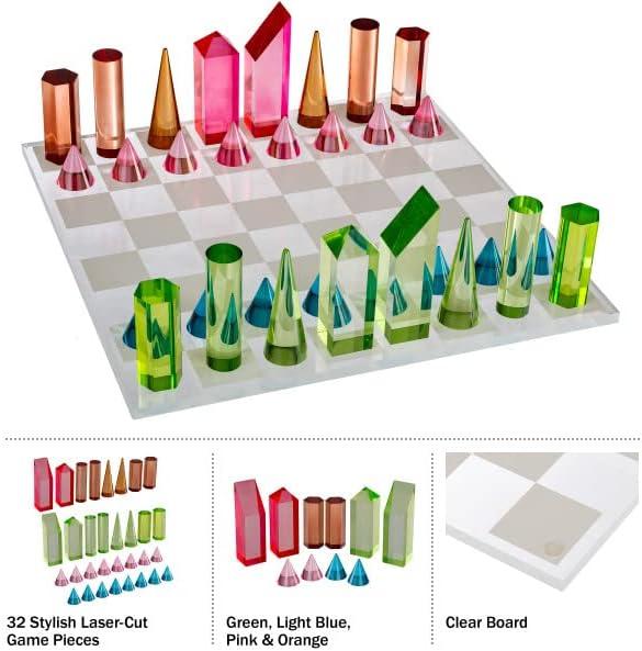 Trademark Games 2 Player Acrylic Chess