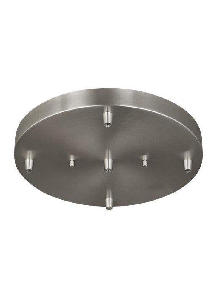 Towner 5-Light Brushed Nickel Pendant Canopy