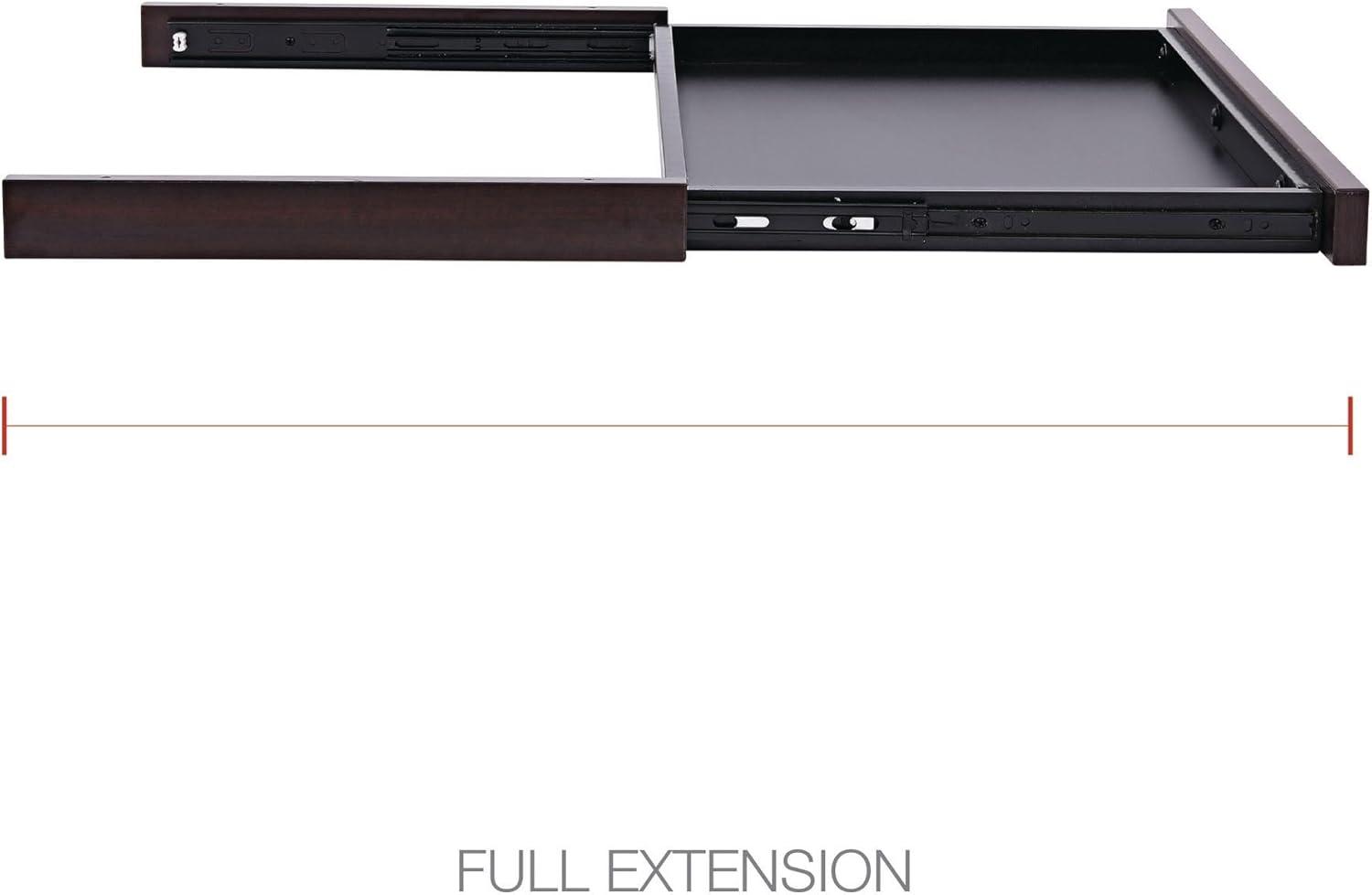 Alera Valencia Series Center Drawer, 24.5w x 15d x 2h, Medium Cherry -ALEVA312414MC