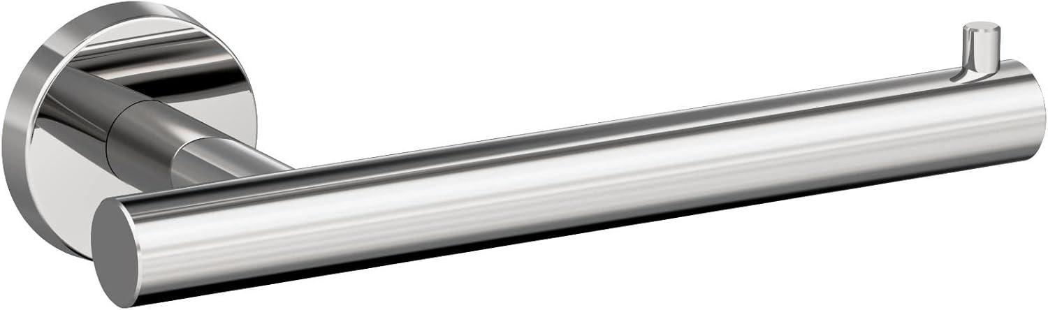 Amerock Arrondi Polished Stainless Steel Single Post Toilet Paper Holder