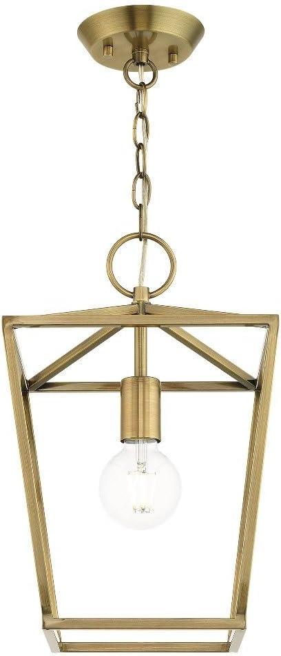 Livex Lighting Devonshire 1 - Light Pendant in  Brushed Nickel