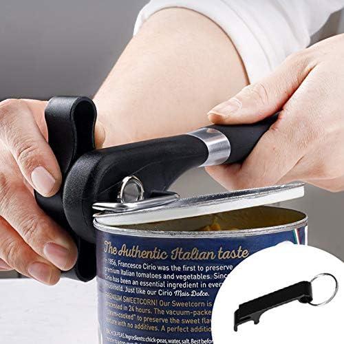 Black Ergonomic Stainless Steel Smooth Edge Can Opener