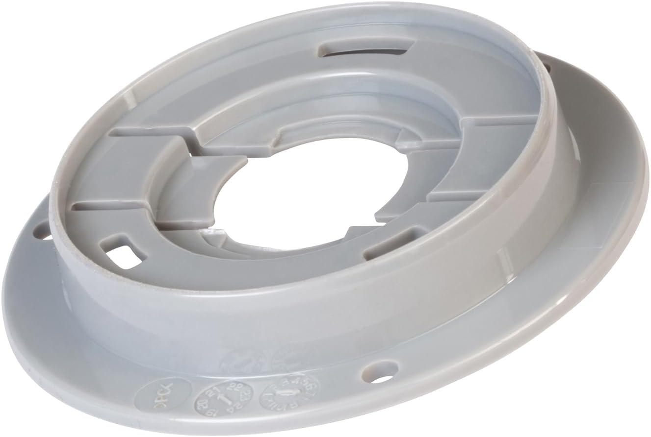 Grote 43160 Gray Theft-Resistant Mounting Flange & Pigtail Retention Cap (For 2 1/2" Round Lights)