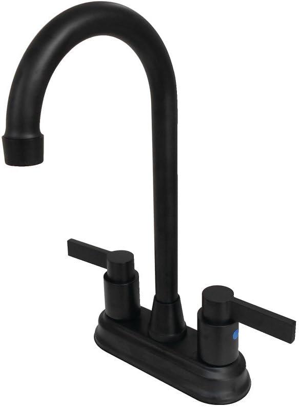 Kingston Brass Nuvofusion Two-Handle 2-Hole Deck Mount Bar Faucet