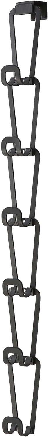 Black Steel Chain Link Bag Holder for Closet and Door