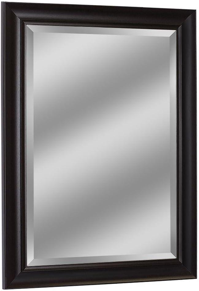 Head West Espresso PS Rectangular Framed Beveled Accent Wall Vanity Mirror - 28.5" x 34.5"