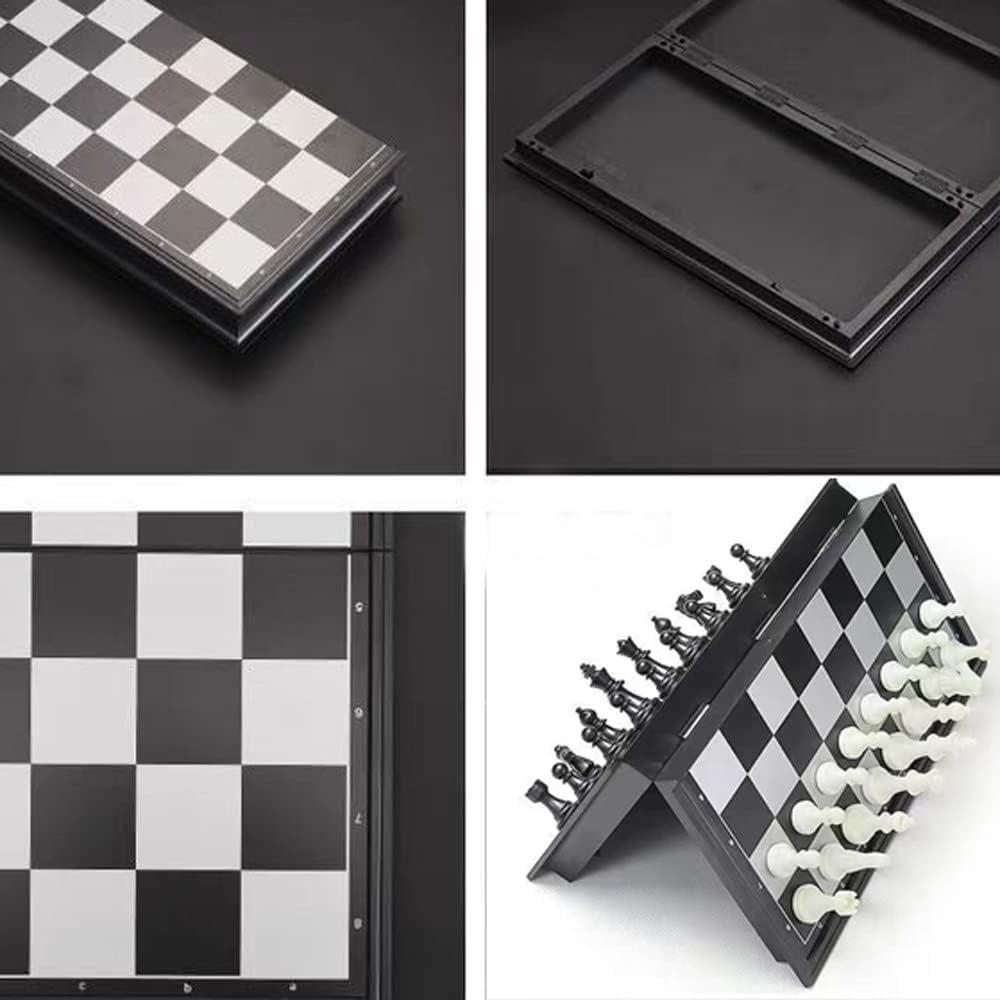 Chess Set Magnetic Travel Folding Board Games Portable Gifts for Kids and Adult, Magnetic Travel Chess Set, Folding Chess Board, Educational Board Game Set