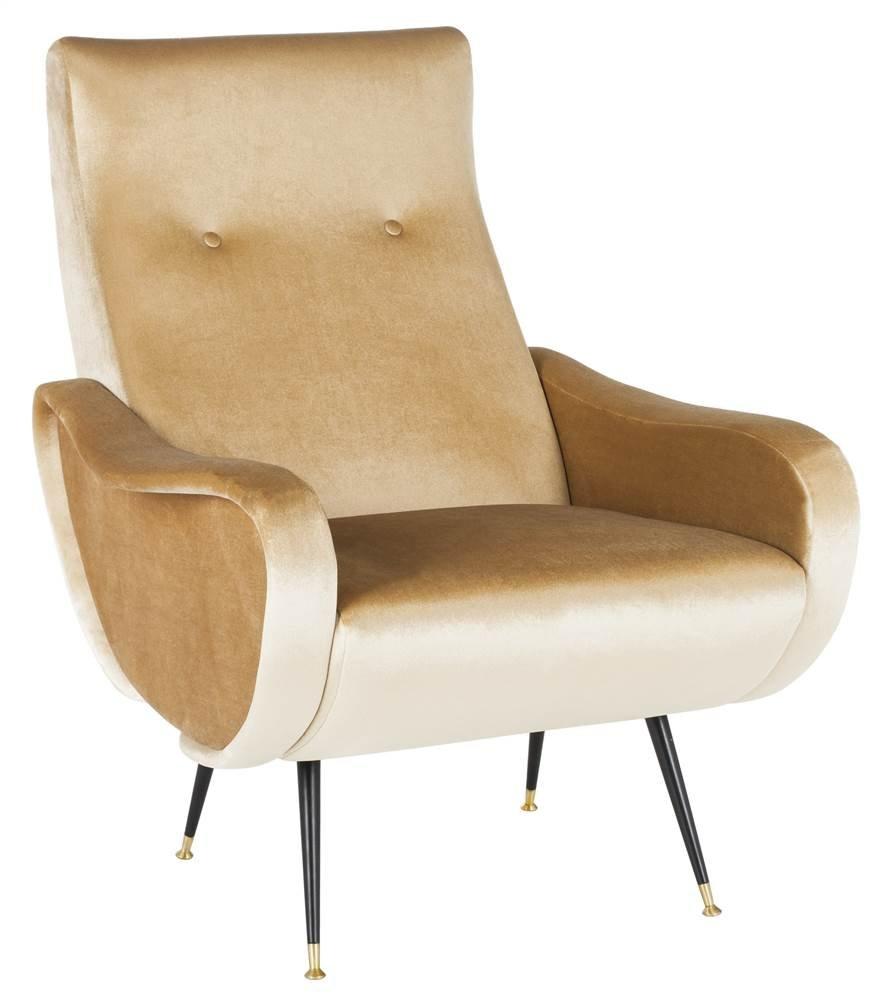 Elicia Accent Chair - FOX6260 - Camel - Safavieh
