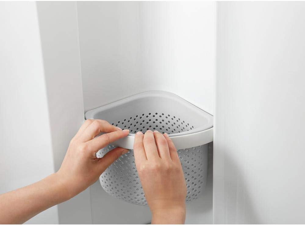 STORE+ 12-Piece Wall Mounted Shower Caddy in White Finish