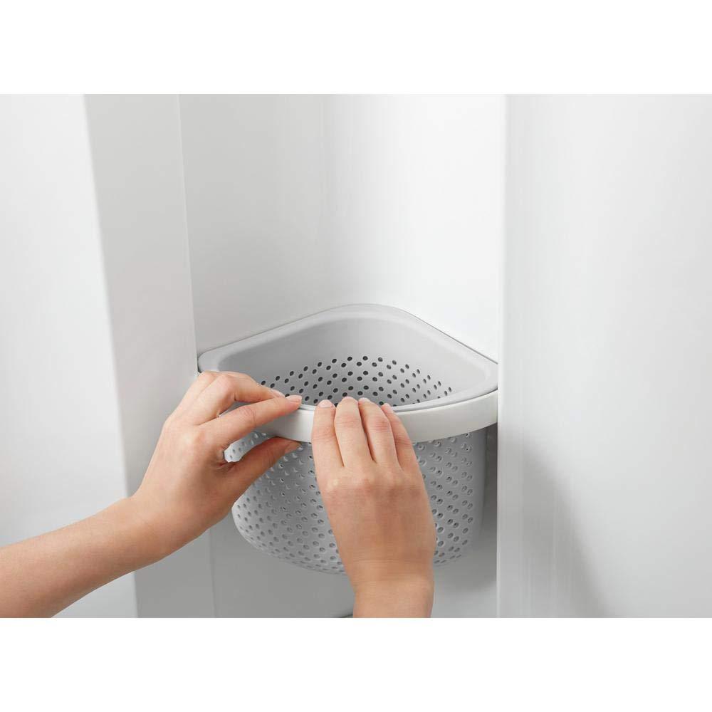 STORE+ 12-Piece Wall Mounted Shower Caddy in White Finish