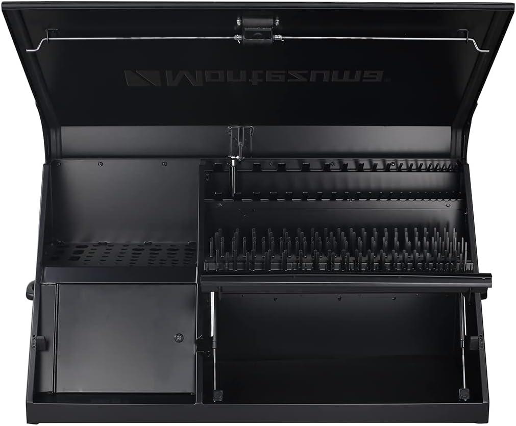 Montezuma 41" x 18" Triangle Toolbox (steel, flat black)