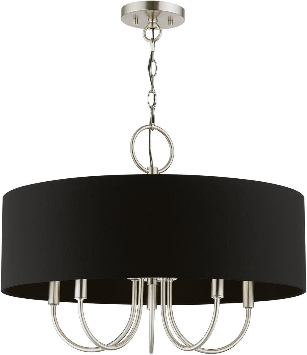 Livex Lighting Huntington 5 - Light Pendant in  Brushed Nickel