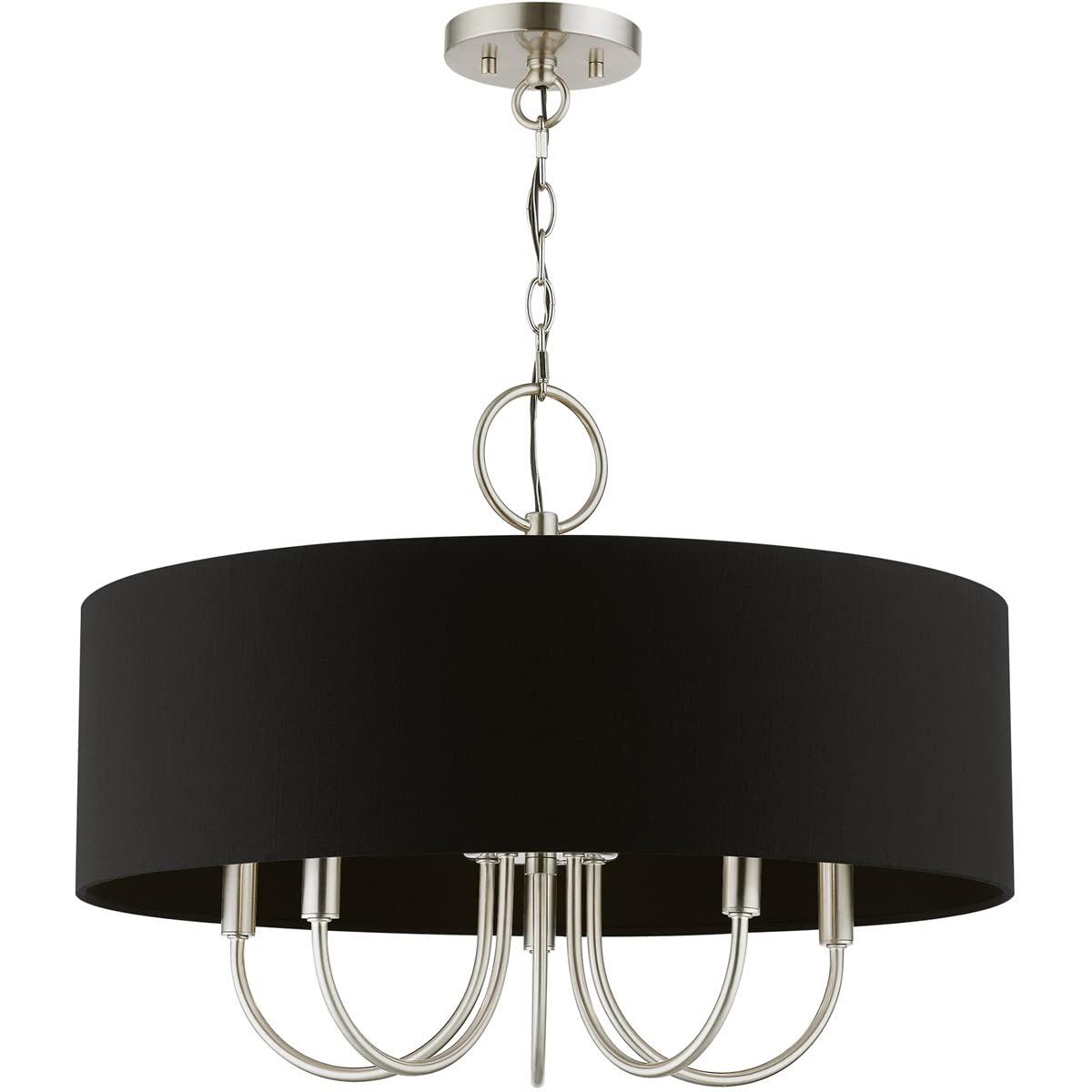Livex Lighting Huntington 5 - Light Pendant in  Brushed Nickel
