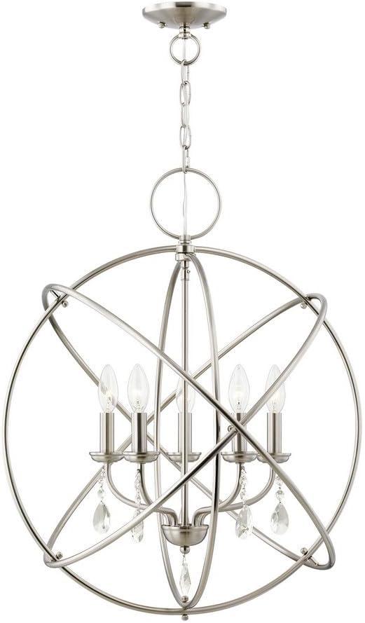Livex Lighting Aria 5 - Light Chandelier in  Black