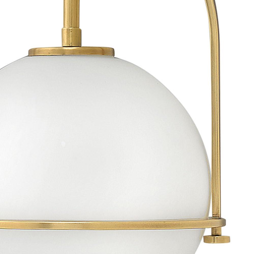 Arie Single Light Glass Dimmable Pendant