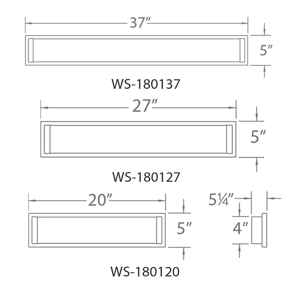 Dimmable LED Bath Bar