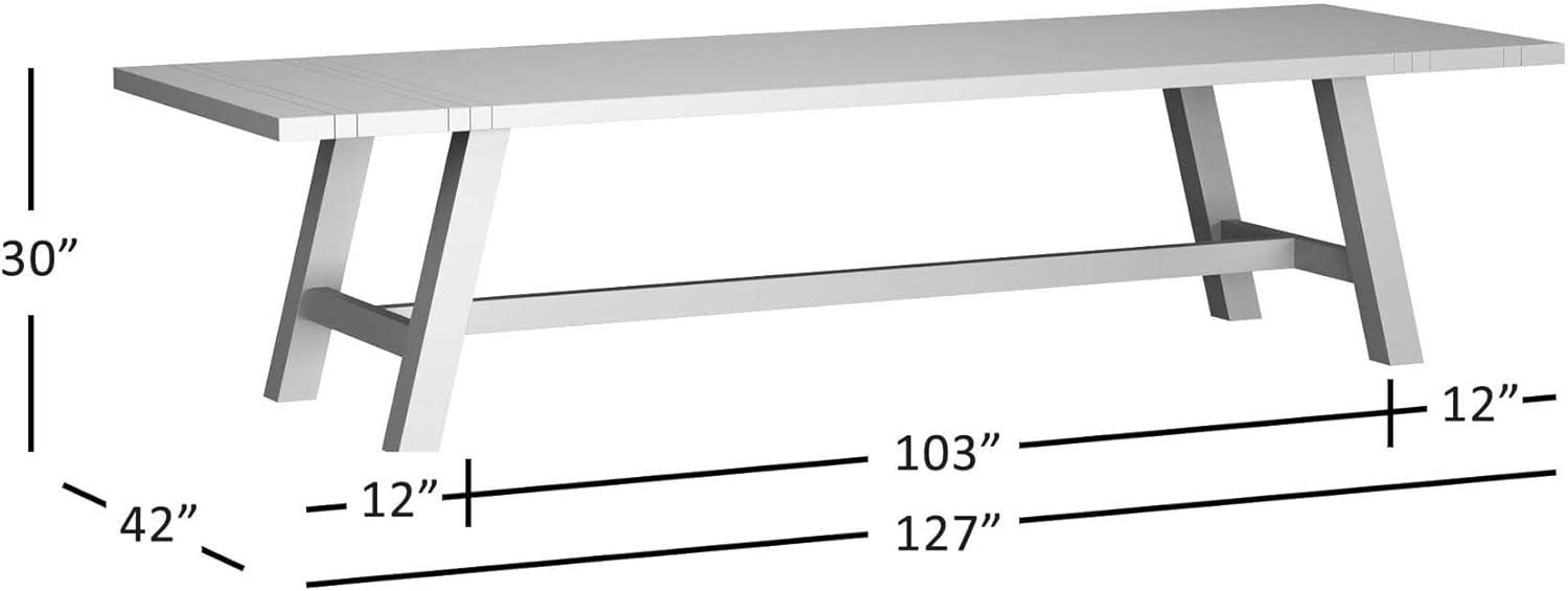 Fahrettin Pine Solid Wood Dining Table