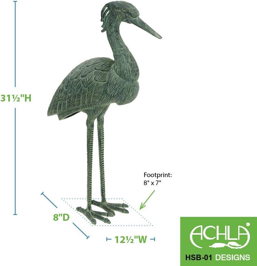 Minuteman International Achla Designs Stately Blue Heron Garden Statue