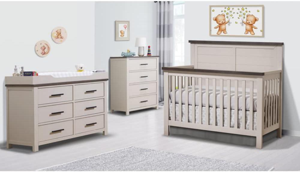 Sorelle Westley Crib - Cream/Chocolate