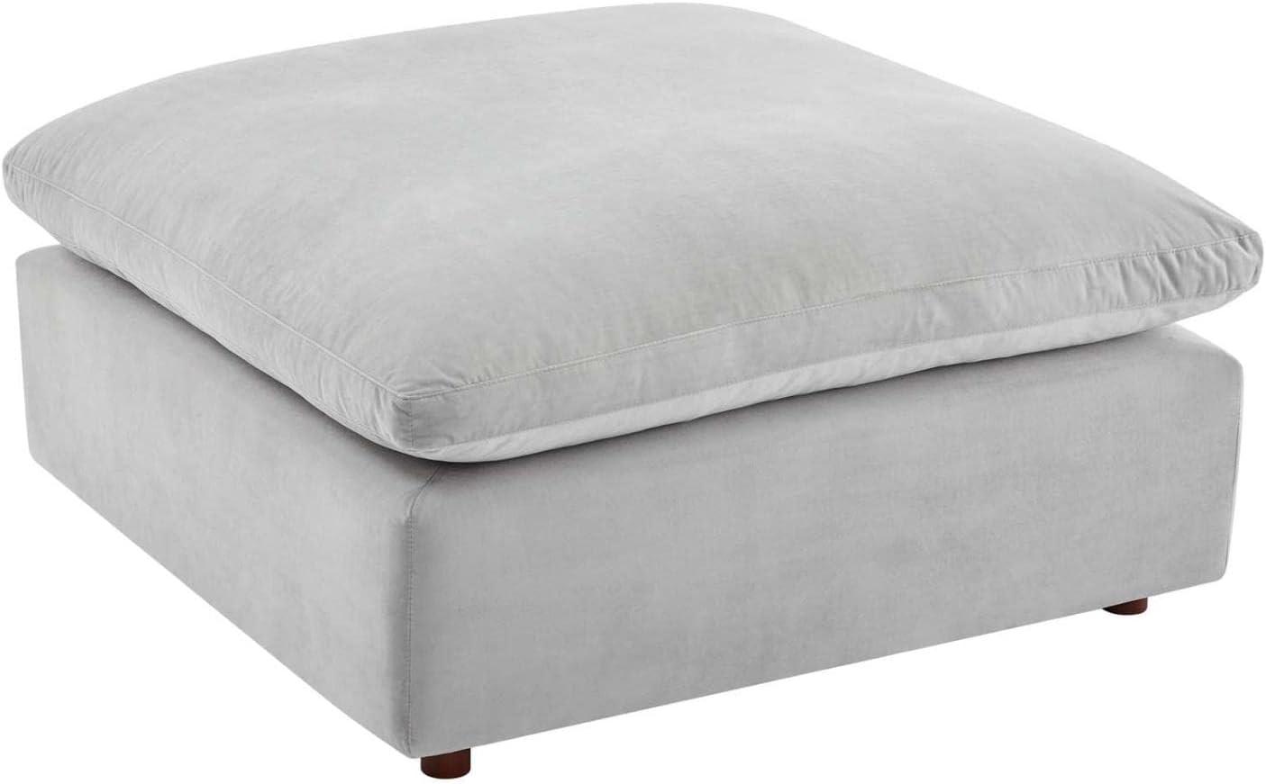 Modway Commix Down Filled Overstuffed Performance Velvet Ottoman