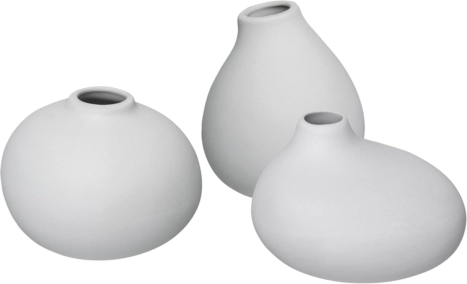 NONA Porcelain Table Mini Vase 3 Piece Set