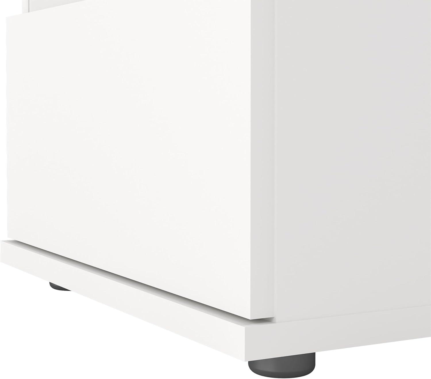 Tvilum, Aurora 2 Drawer Nightstand, White