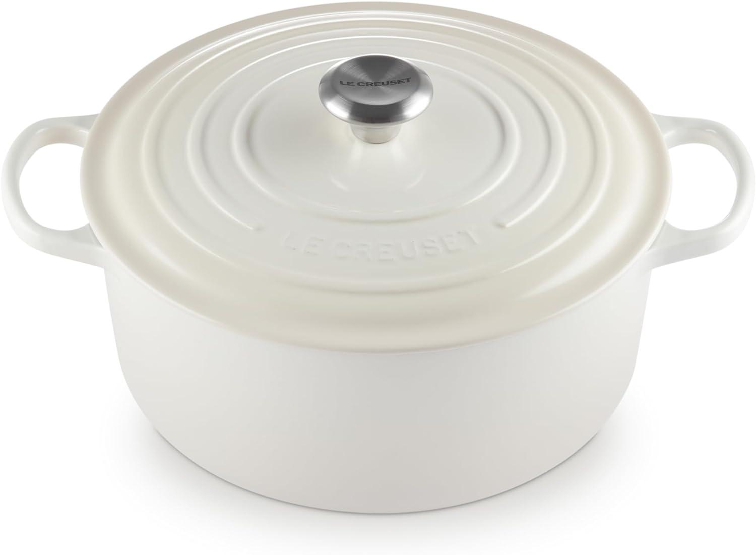 Le Creuset Signature Enameled Cast Iron Round Dutch Oven with Lid