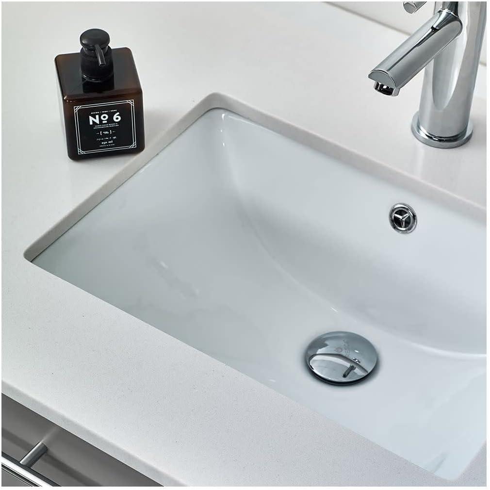 Lucera 24" Wall Mount Modern Single Sink Bathroom Vanity with Top and Undermount Sink
