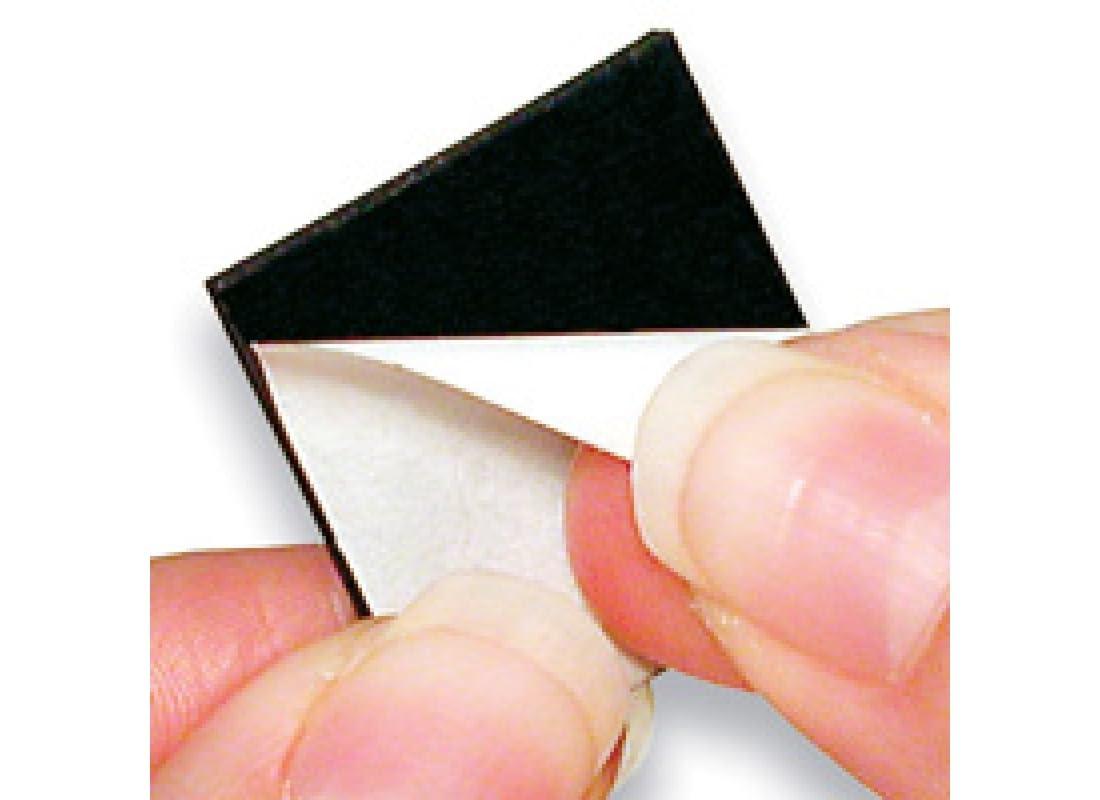 Master  Magnetics 08057 24-count 1" Square Peel & Stick Rubber Magnets
