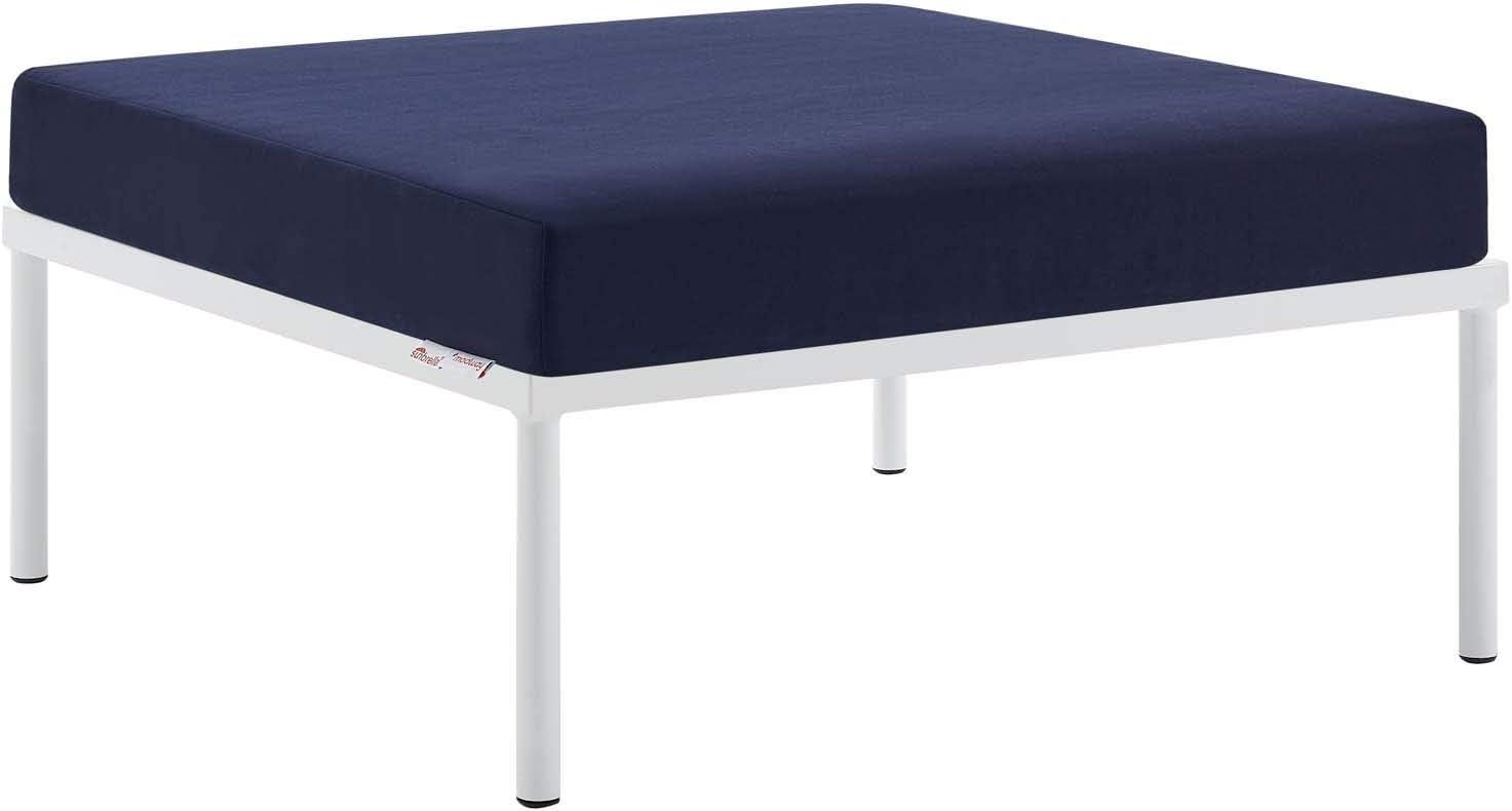 Harmony Sunbrella Outdoor Patio Aluminum Ottoman by Modway