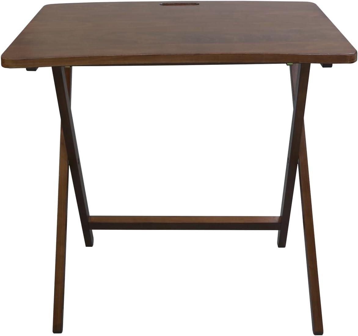 Arizona Folding Table with Solid American Gum - Walnut