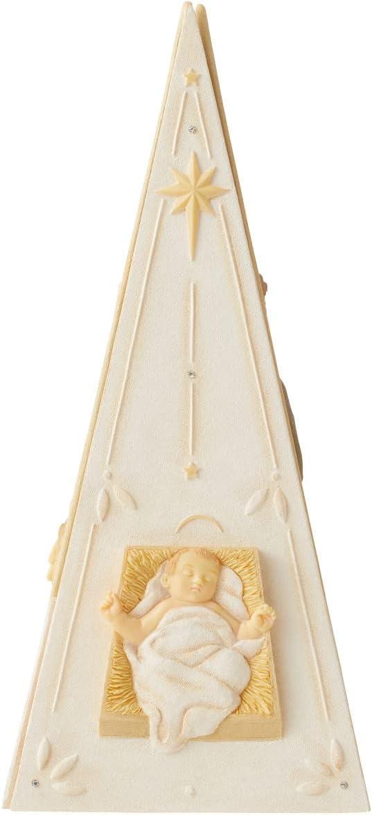 Foundations Nativity Pyramid Christmas Figurine Set 9.25in H