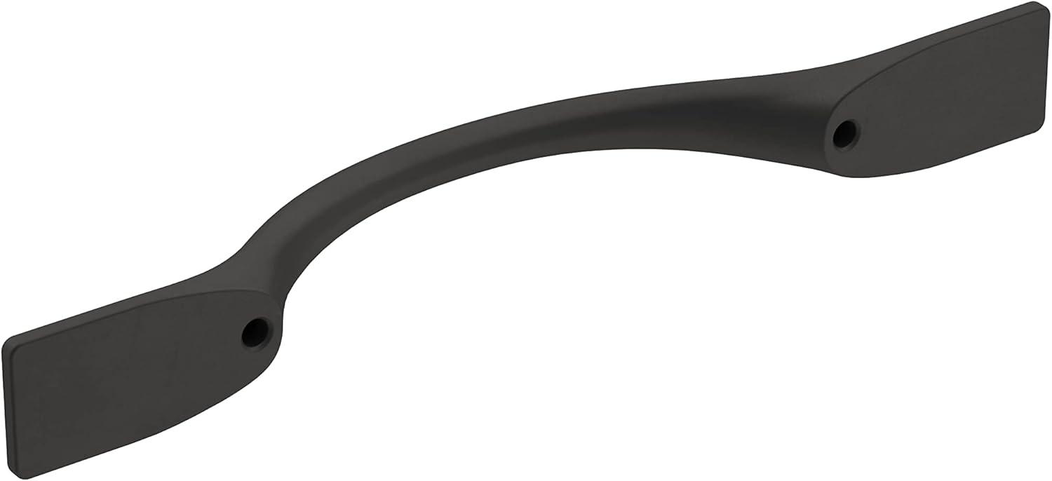 Matte Black Modern Arch Cabinet Pull 3-3/4 inch