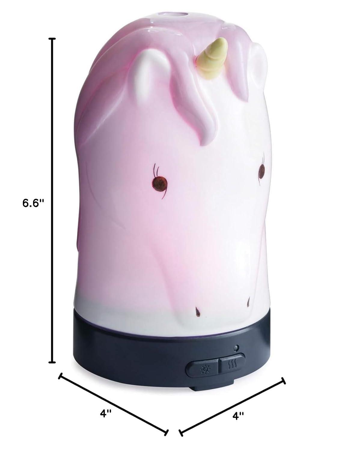 Whimsical Unicorn Ceramic Electric Diffuser with LED Lights