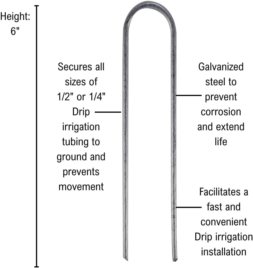 9632647,DRIP WATERING GALVANIZED STAKES